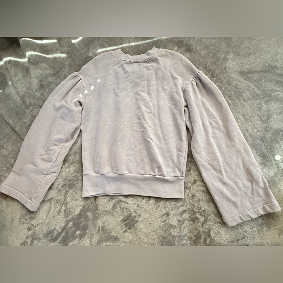 Madewell x Karen Walker® Garment-Dyed Sweatshirt in Violet Tint, Size XS - Picture 3 of 6